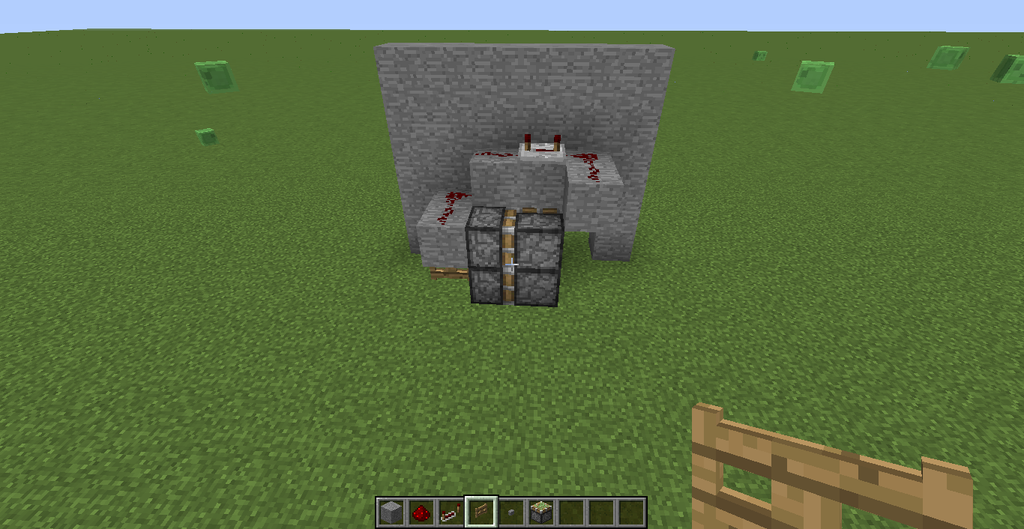 Easy Completely Hidden Minecraft Piston Door 4 Steps Instructables
