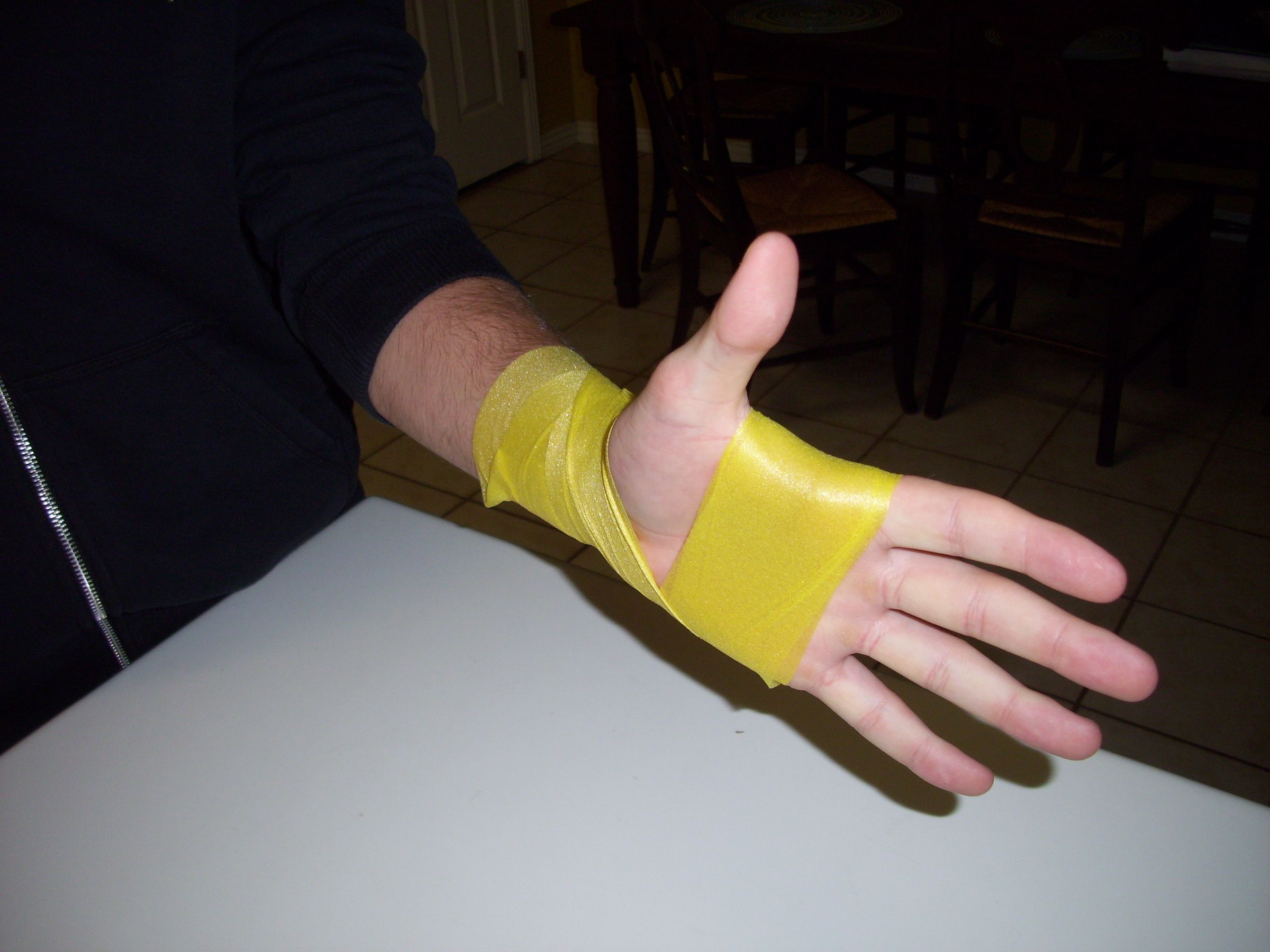 Protective Taping of the Wrist 6 Steps Instructables
