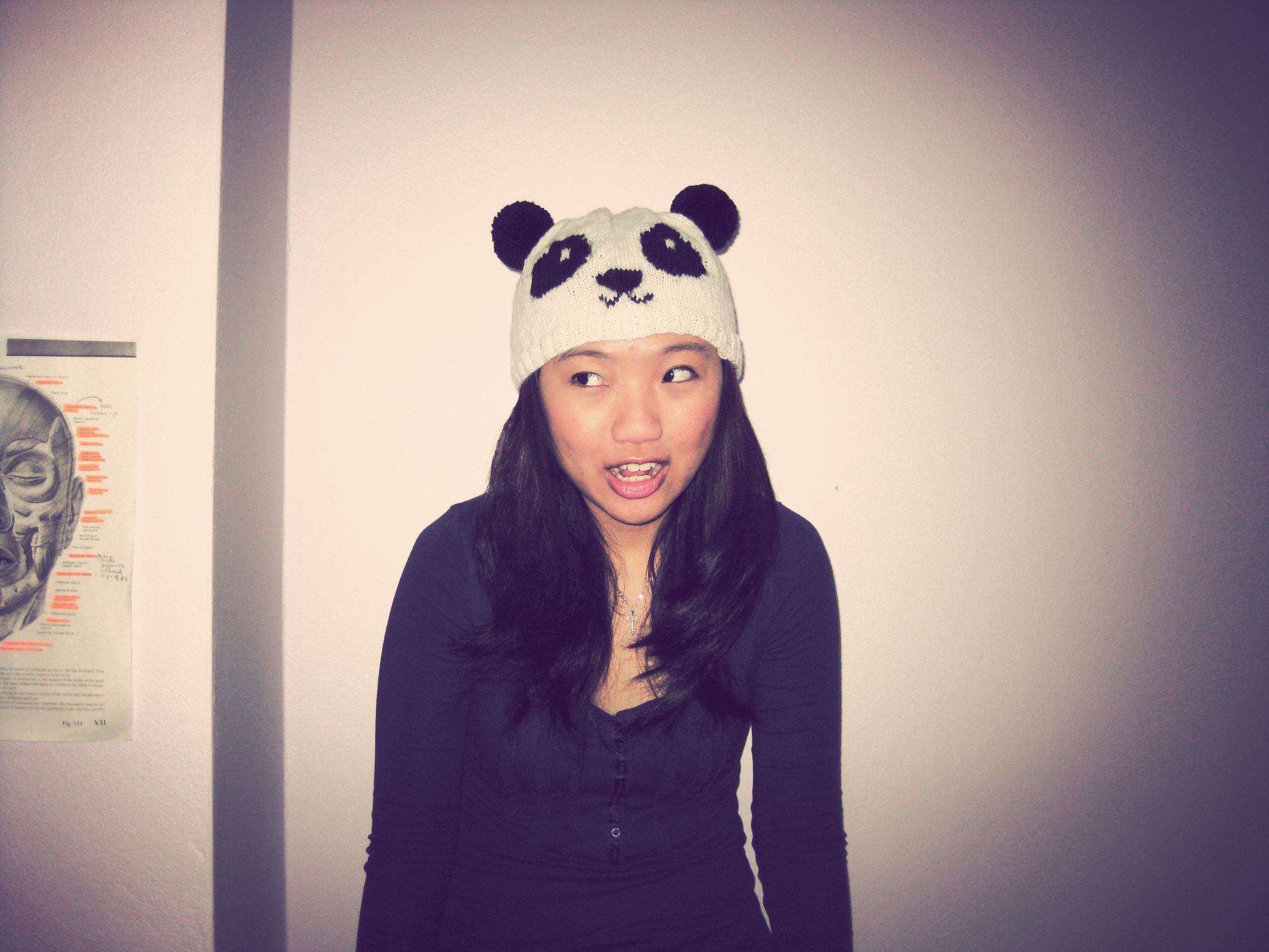 DIY: Knitted Panda Hat : 7 Steps (with 