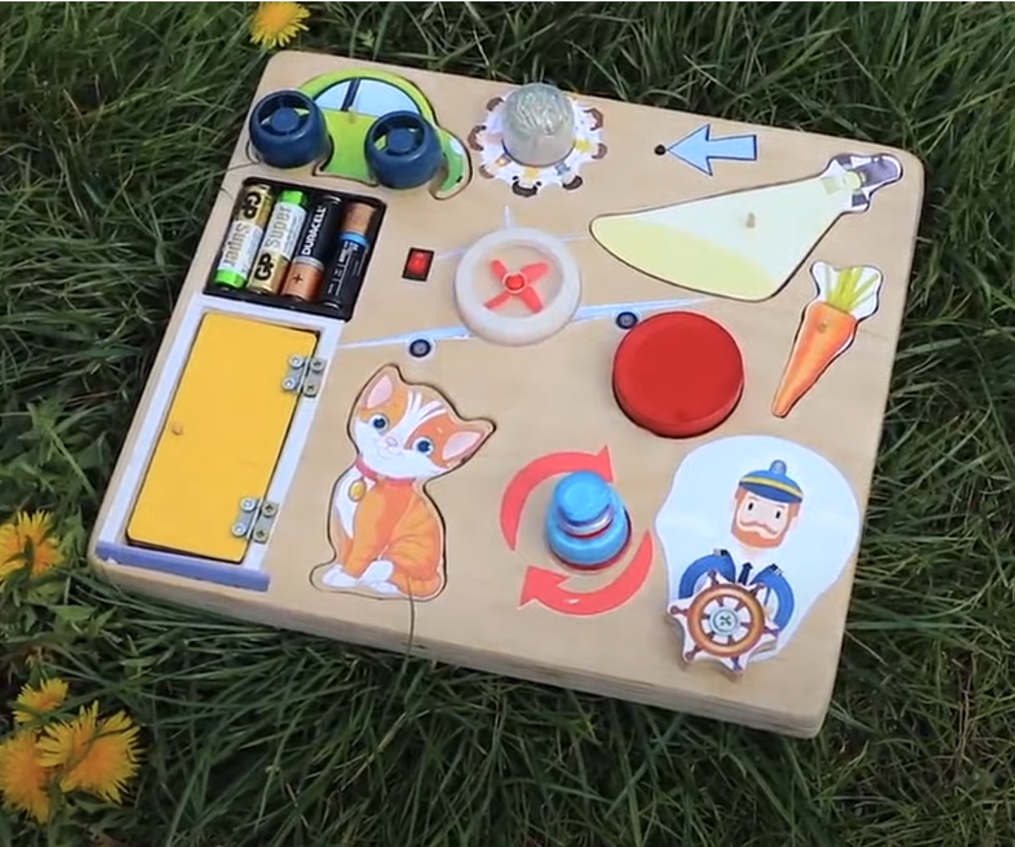 HOW TO MAKE a MULTIFUNCTIONAL GAME FOR KIDS DEVELOPMENT FROM PLYWOOD