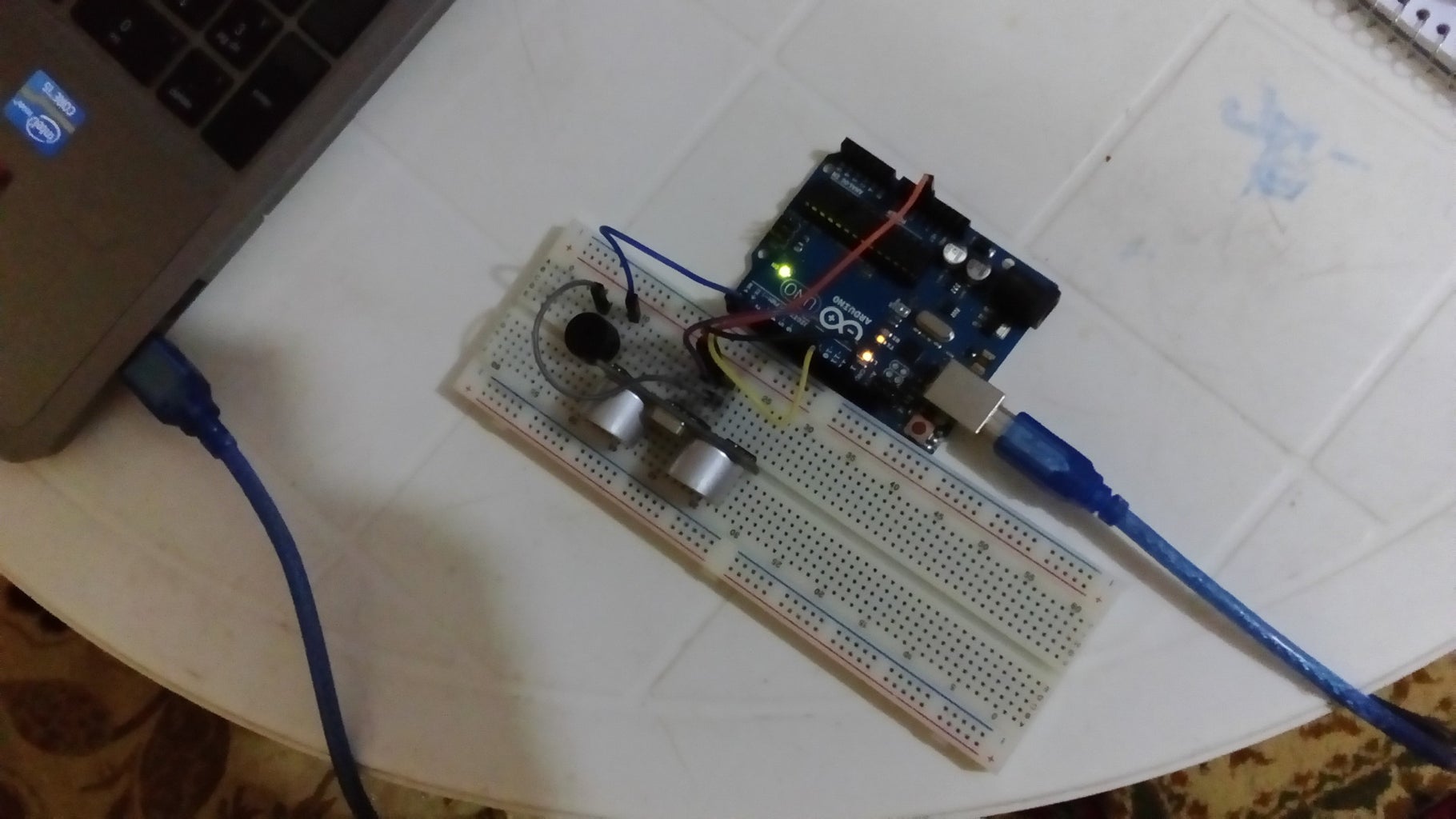 Detecting Obstacles and Warning - Arduino, Ultrasonic and Buzzer : 4 ...