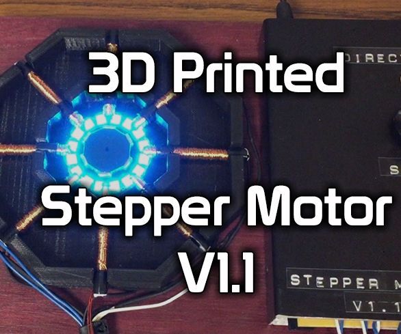3d printed stepper motor v1.1 DIY Project DIY Project Image