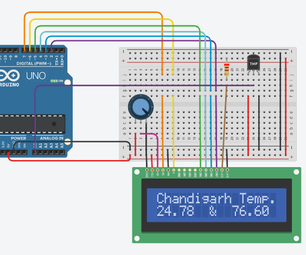 arduino thermometer using lm35 temperature sensor DIY Project to ...
