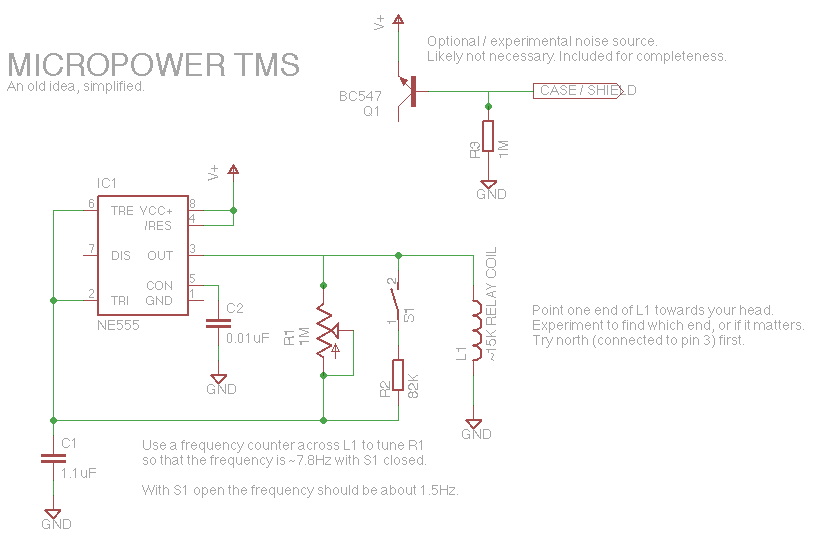 DIY guide for Put Your Brain into Overdrive, Wirelessly, with an Ultra-Simple 555 Circuit with step-by-step instructions