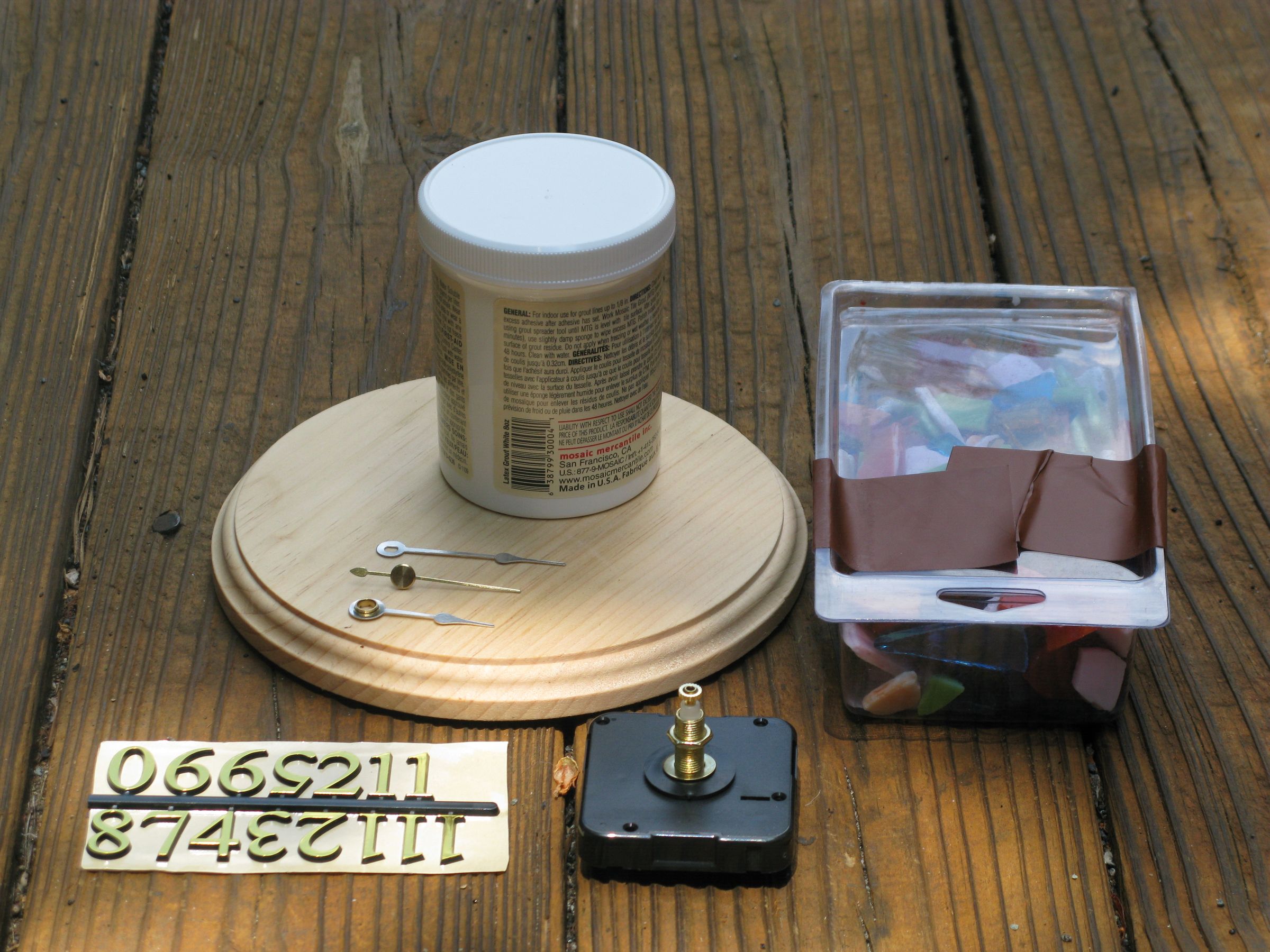 How to Make a Working Mosaic Clock 13 Steps (with Pictures