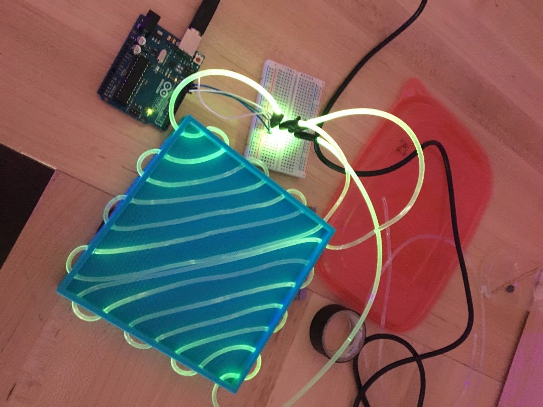 Fiber Optic Light Sculpture Using Arduino 6 Steps Instructables