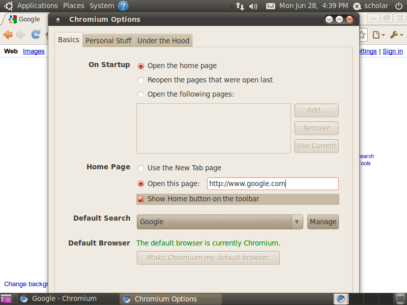Set Up Chromium