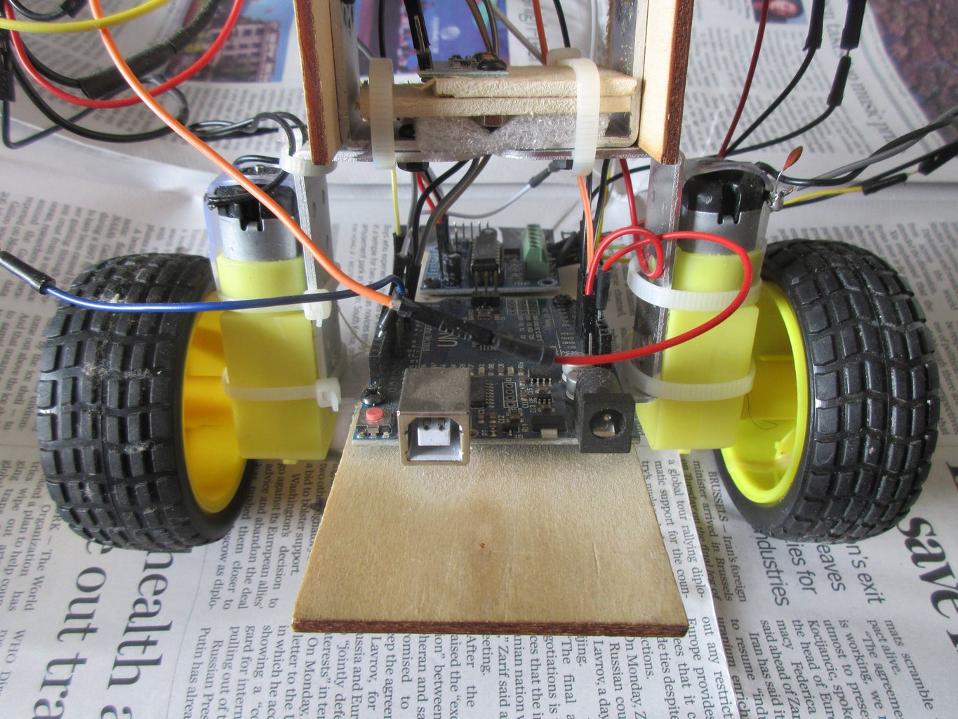 Arduino Neural Network Self Balancing Two Wheel Robot : 3 Steps ...