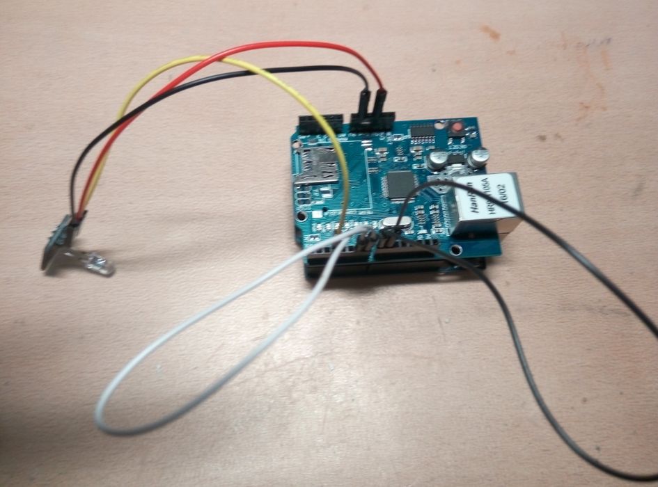 Connect the IR Emitter to Arduino and Also the Triggers