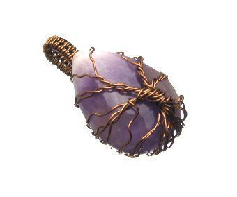 DIY guide for Wire Wrapped Tree of Life Pendant with step-by-step instructions