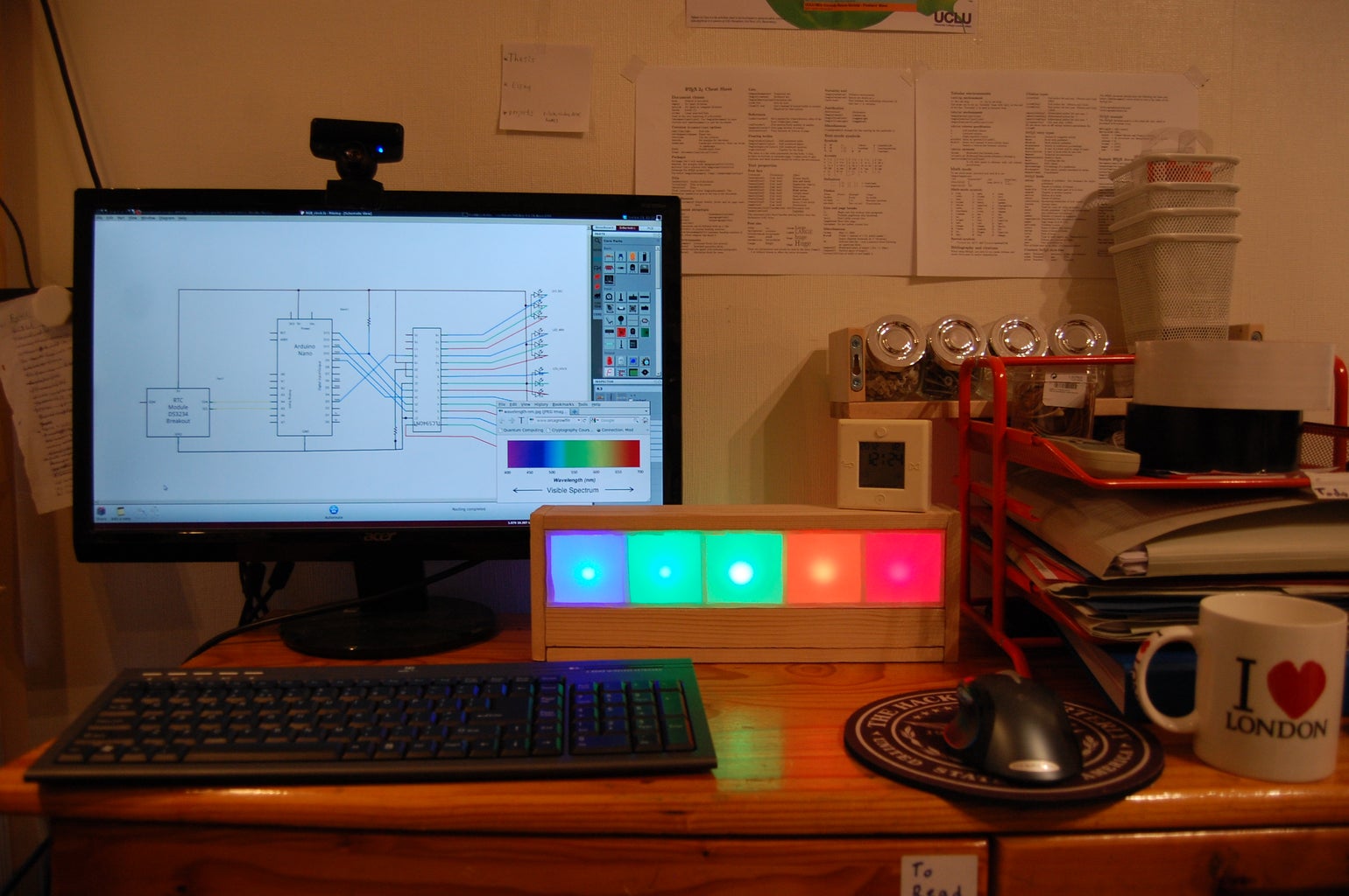 Light Spectrum Clock 6 Steps (with Pictures) Instructables