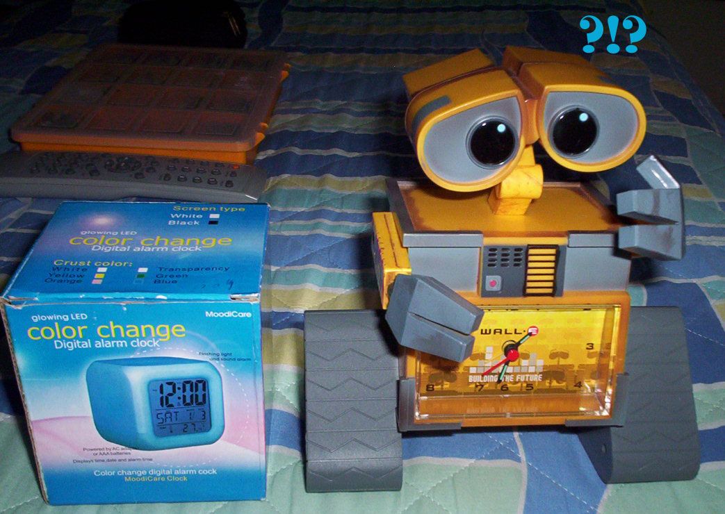 WallE Digital Clock 9 Steps Instructables