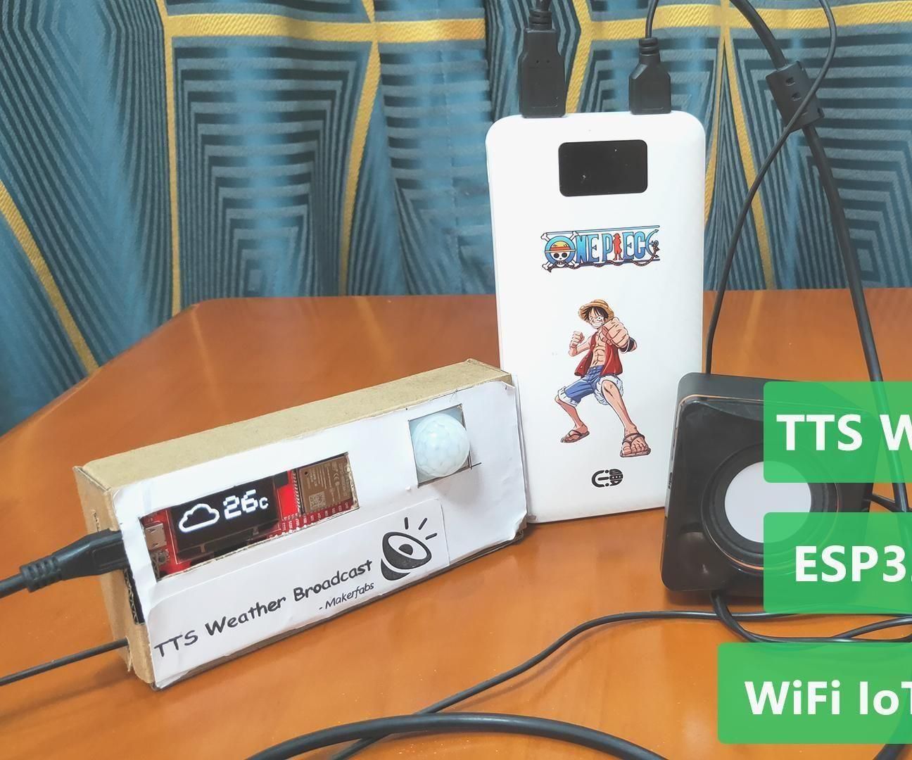 DIY guide for TTS Weather Broadcast with step-by-step instructions