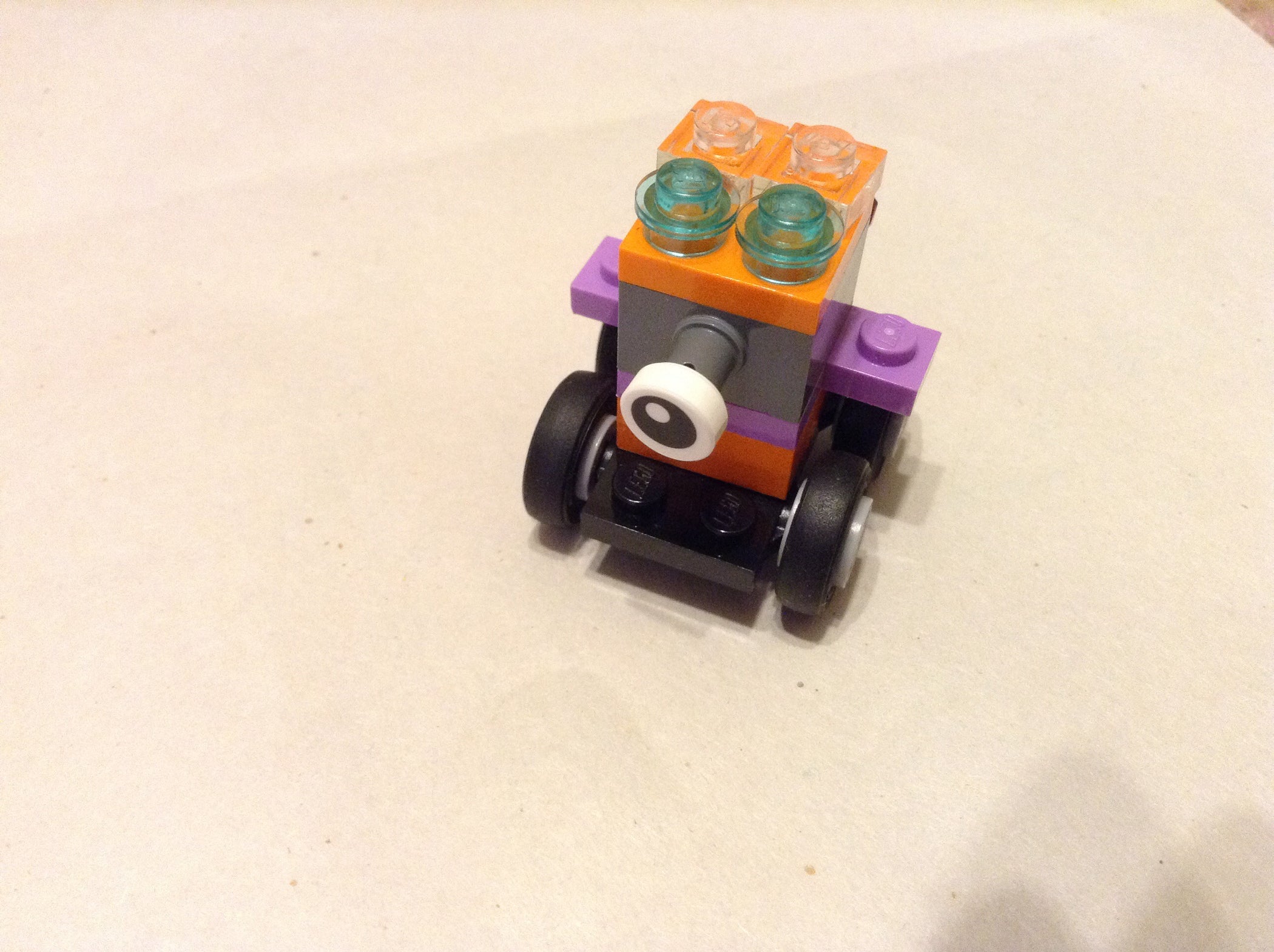 Cute Lego Robot 14 Steps Instructables