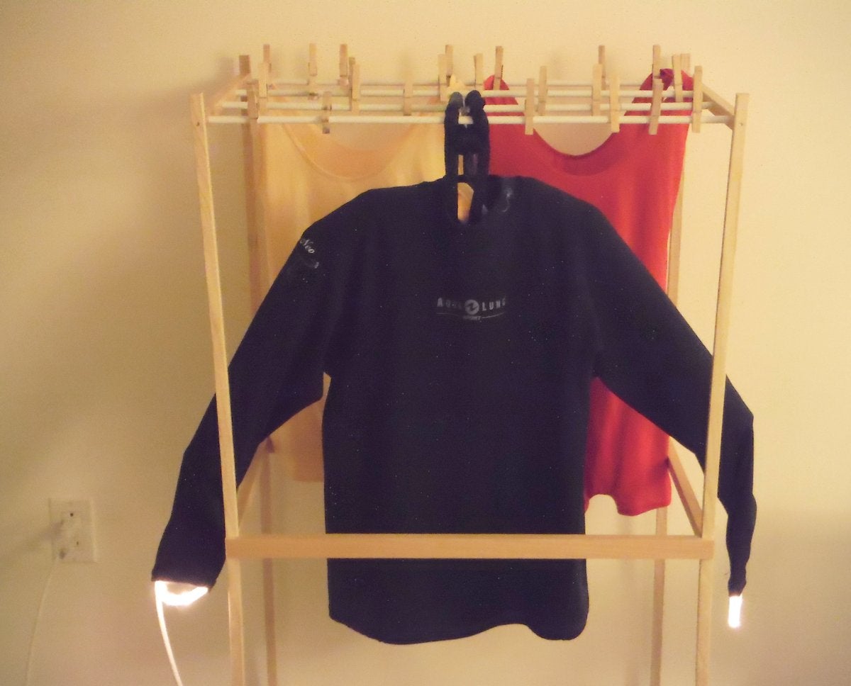 Swimsuit/Wetsuit Dryer 4 Steps Instructables