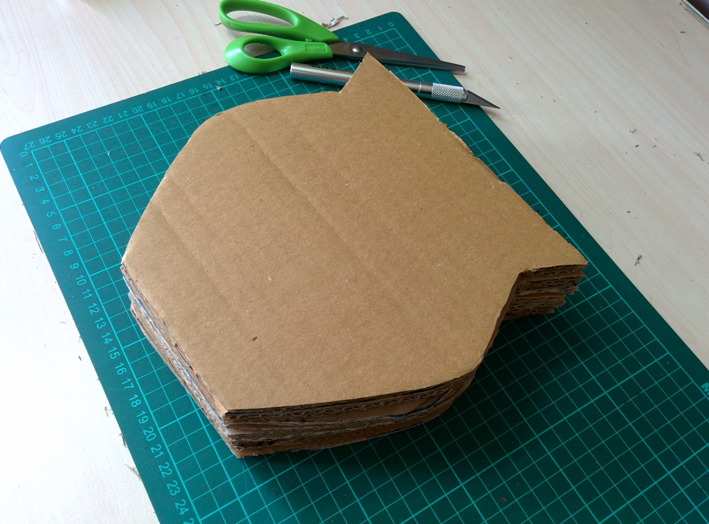 Recycled Cardboard Vase 10 Steps Instructables