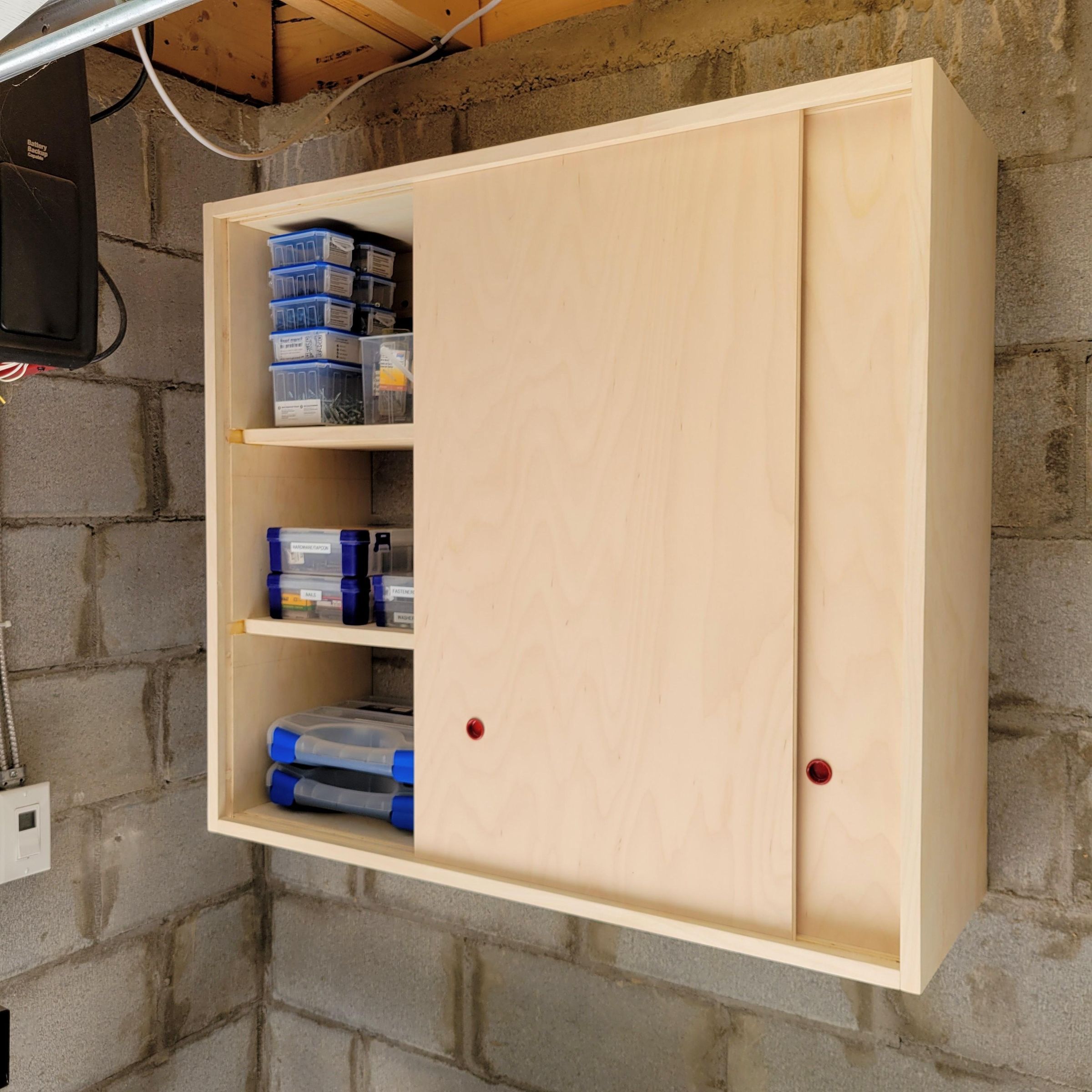 Sliding Door Storage Cabinet