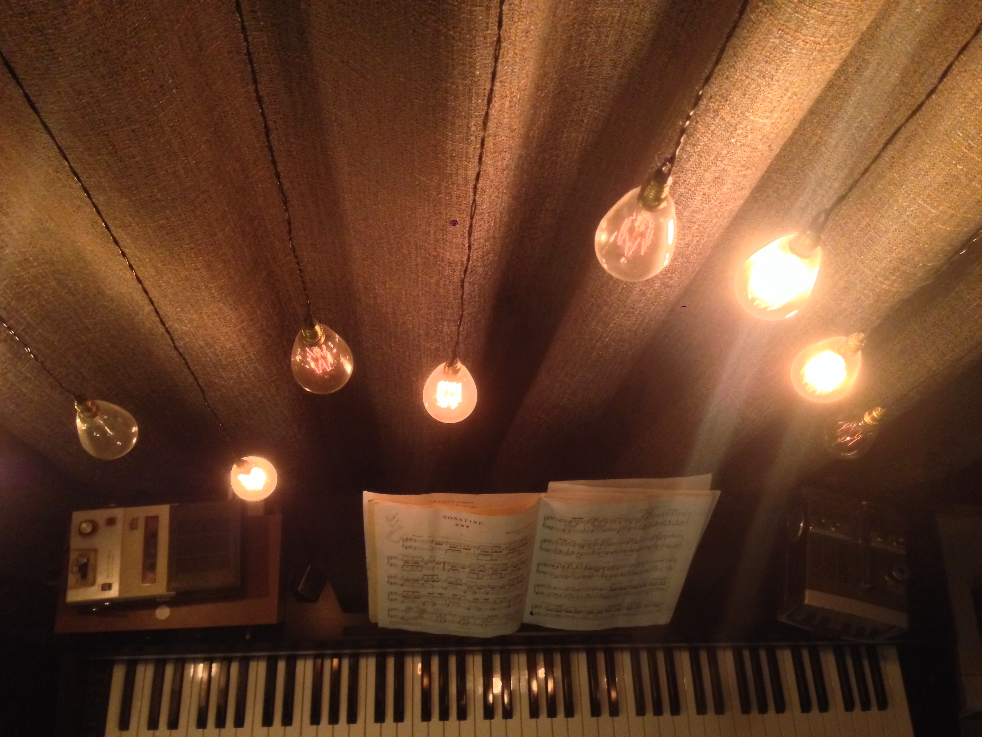 lighting piano