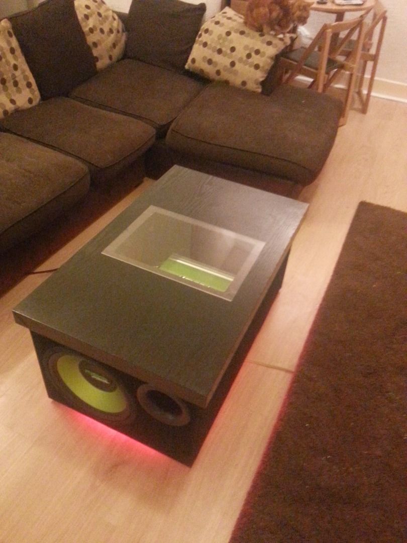subwoofer table