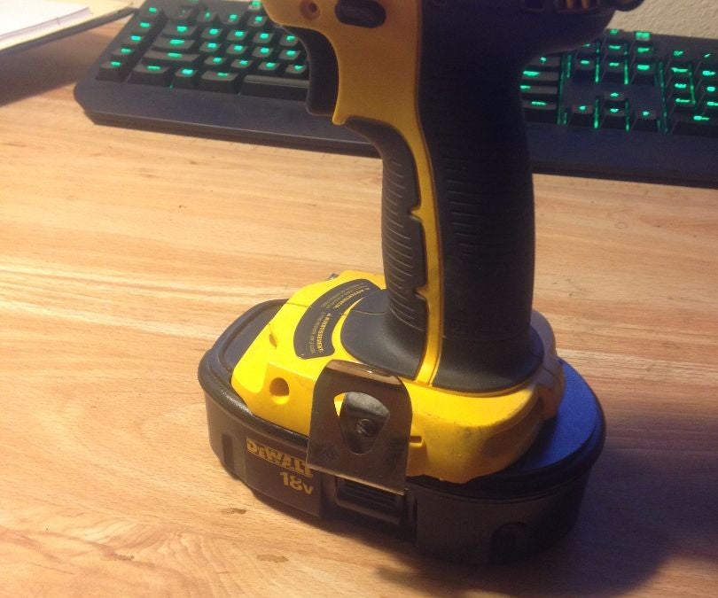 Free Drill Belt Clip Instructables