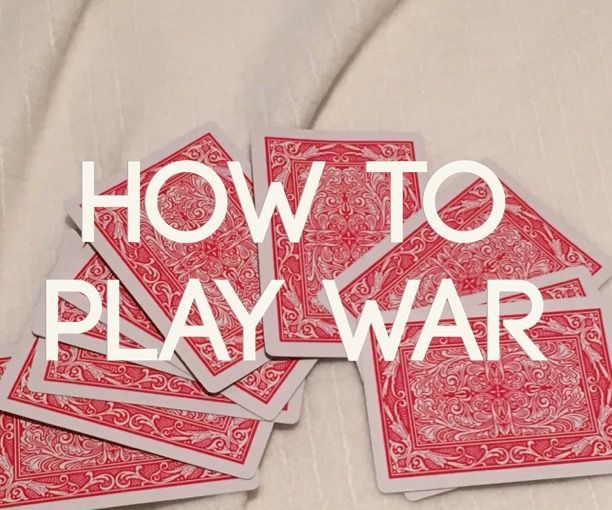 how to play war DIY Project DIY Project Image