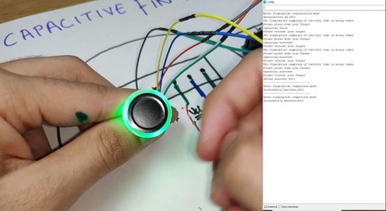 Interfacing Capacitive Fingerprint Sensor With Arduino UNO : 7 Steps ...