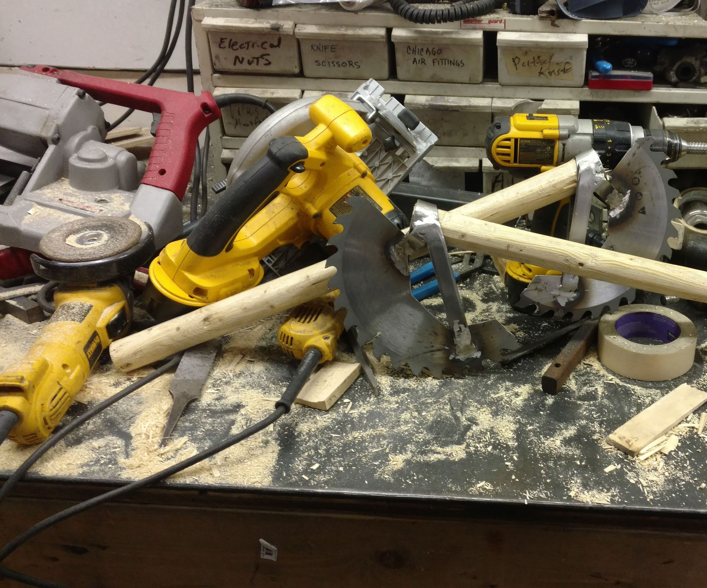 Step-by-step guide for doomsday axes DIY Project DIY project