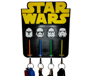 Star Wars Key Holder Using Tinkercad