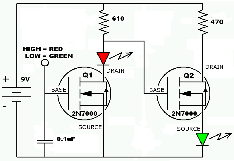 how to toggle two LEDS with transistors? Instructables