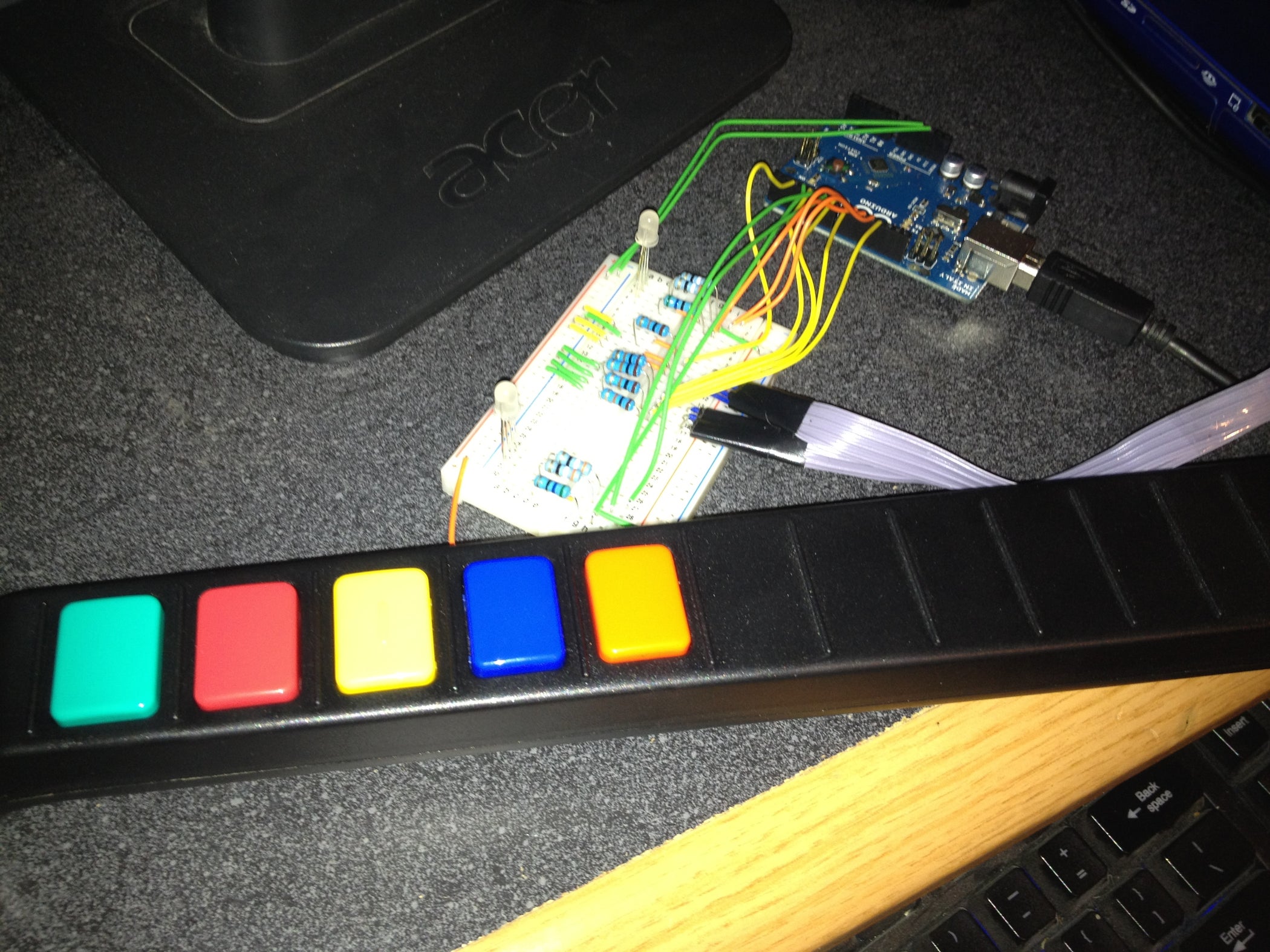 Use Guitar Hero Keys/buttons With Your Arduino Instructables