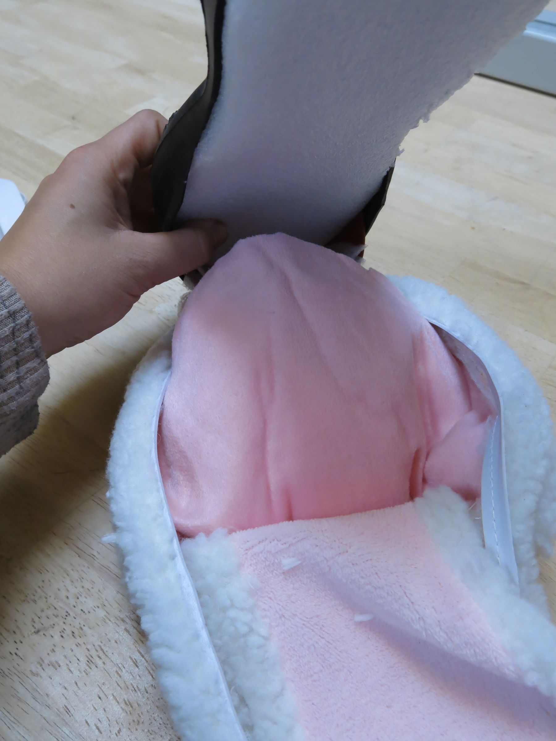 steel toe bunny slippers