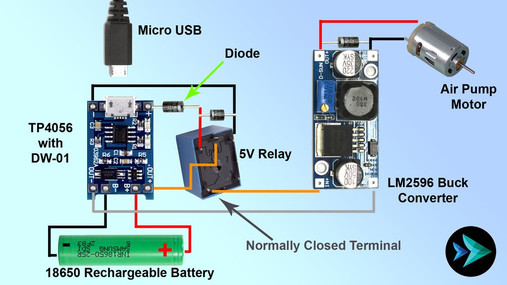 diy auto start rechargeable aquarium