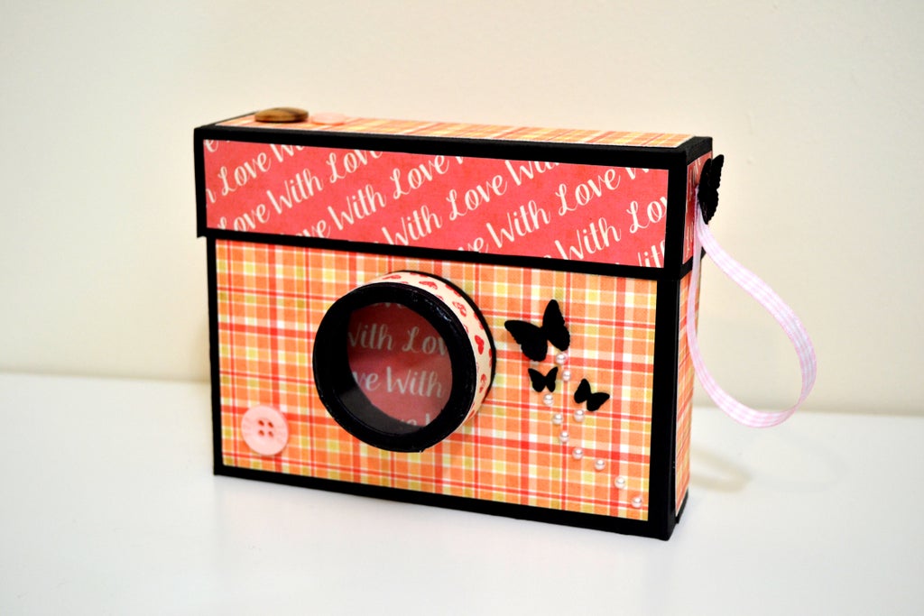 How To Make A Scrapbook Album In A Camera Box Diy Photo Album Gift Ideas 19 Steps With Pictures Instructables