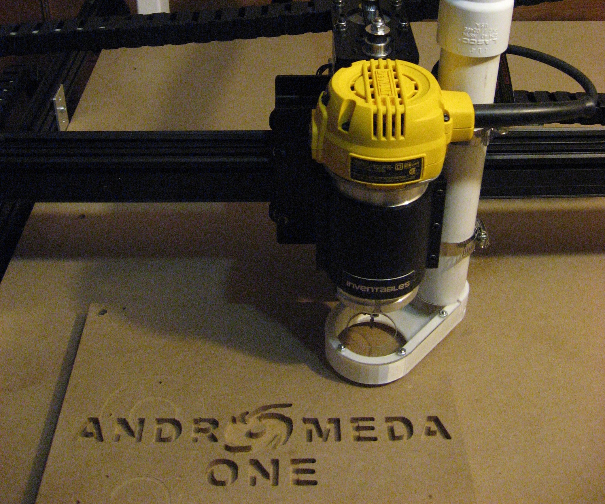 XCarve CNC Router Dust Collector/Shoe 6 Steps (with Pictures