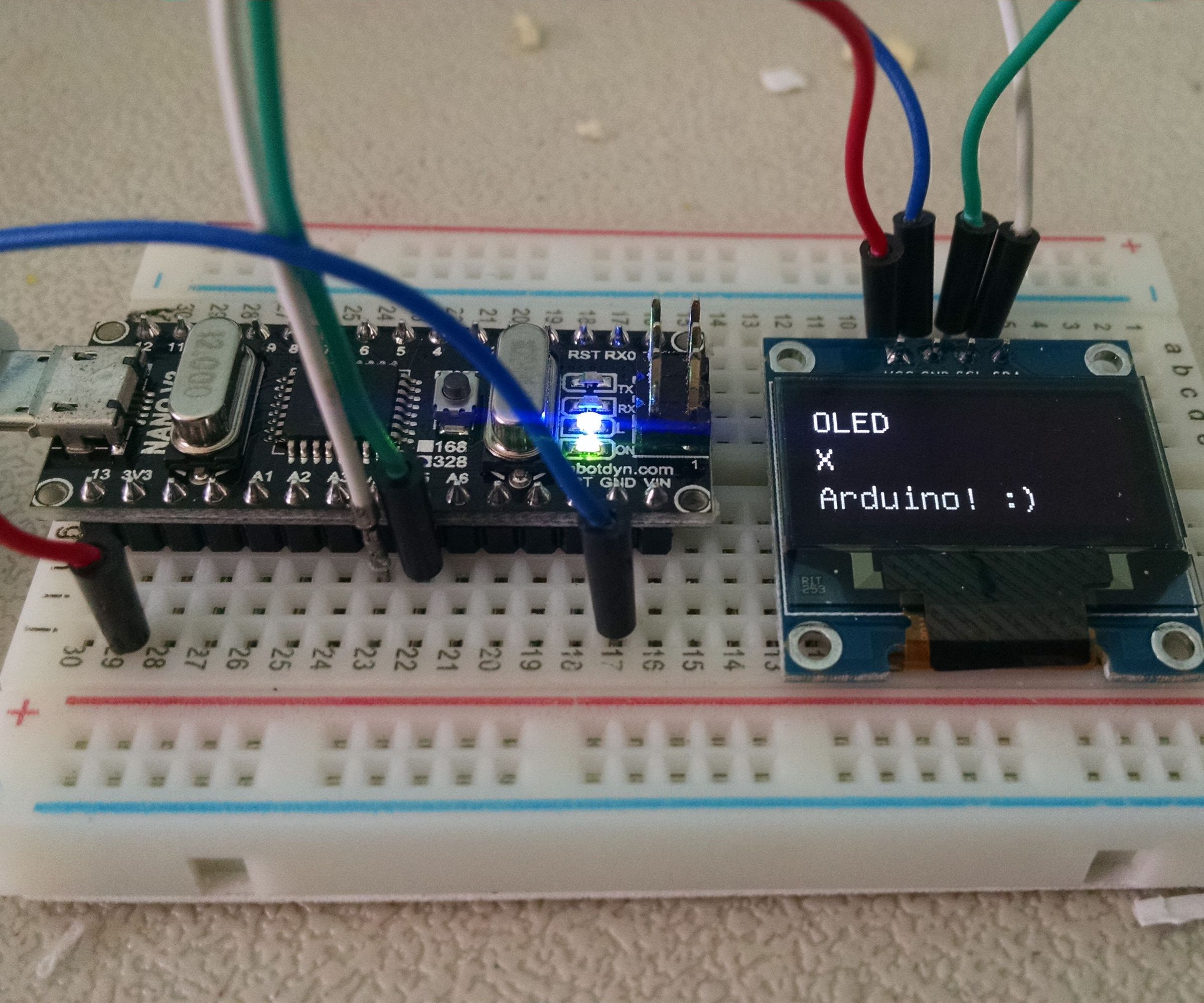 128x64 oled display with arduino DIY Project DIY Project Image