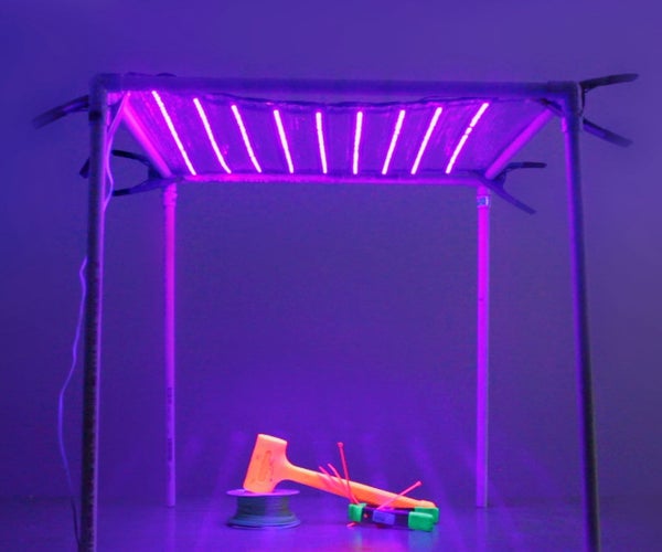 How to Make a Collapsible UV LED Lamp