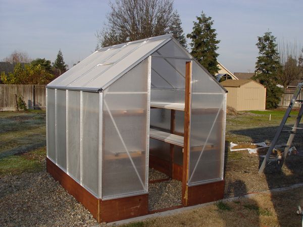 Building And Improving The Harbor Freight 6x8 Greenhouse 11 Steps With Pictures Instructables