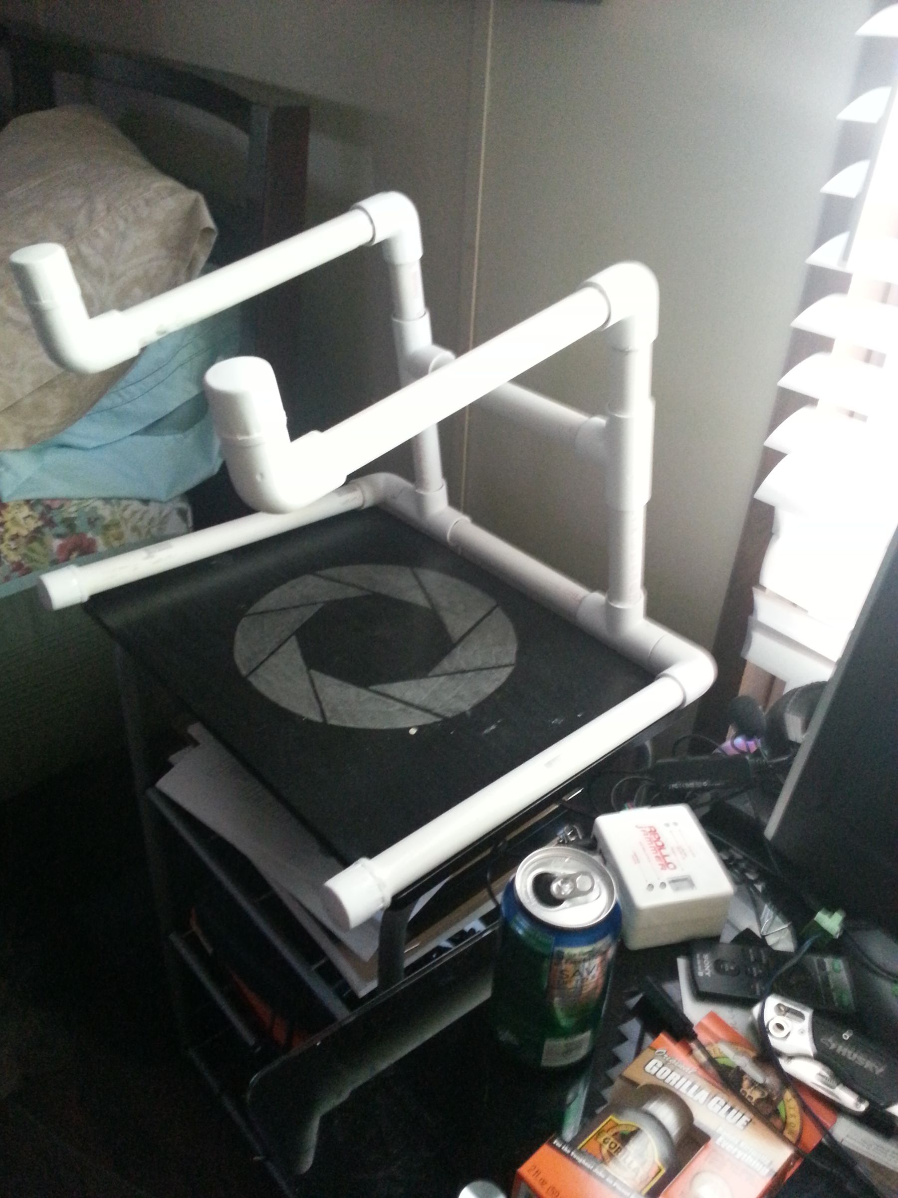 PVC DJ Laptop and Mixer Stand 8 Steps Instructables