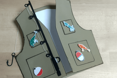 Fisherman Vest Card : 5 Steps (with Pictures) - Instructables