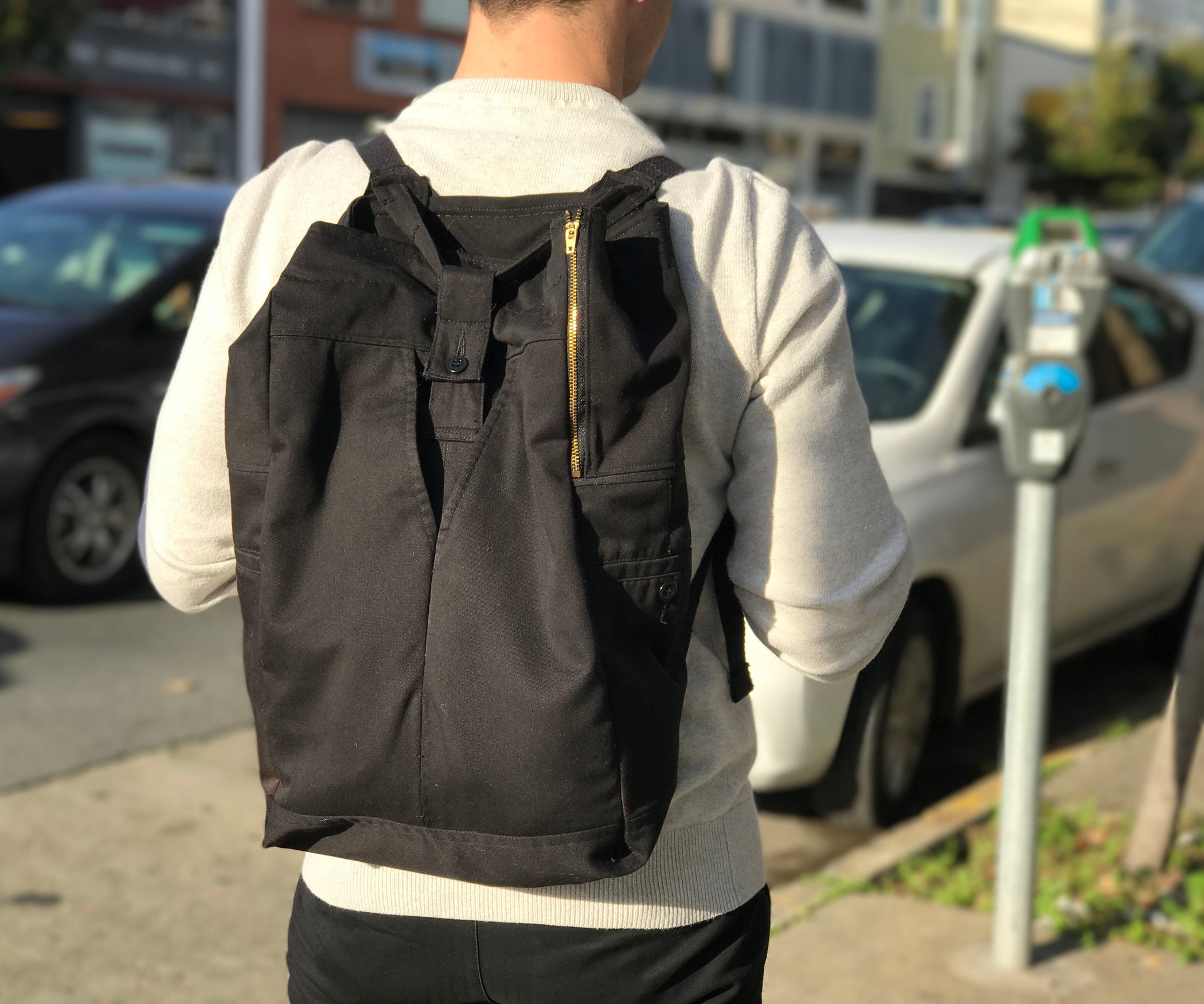 PANTSPACK Make a Backpack Out of Old Pants 8 Steps (with Pictures