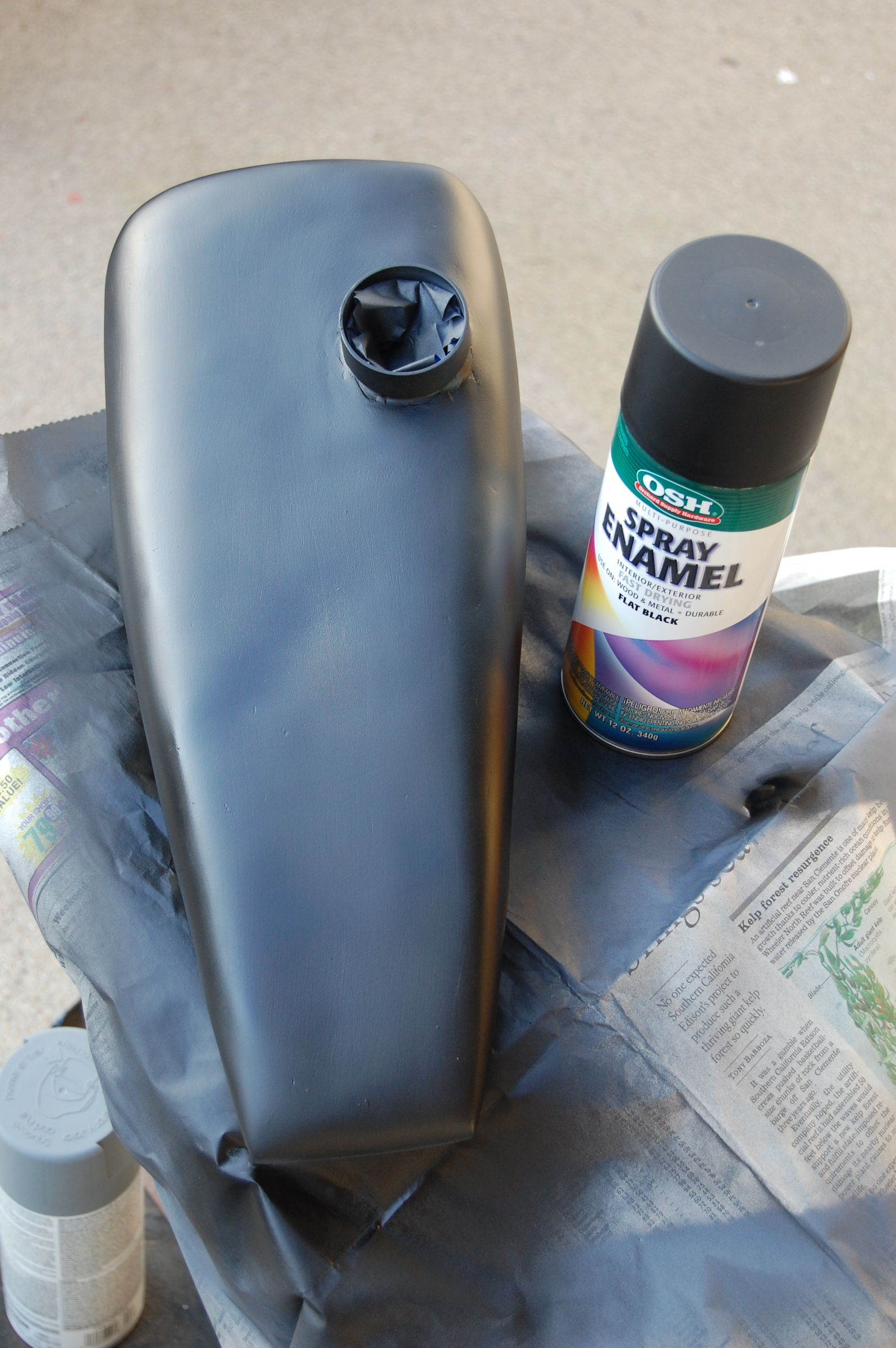 Custom Gas Tank on a Motorized Bicycle 7 Steps Instructables