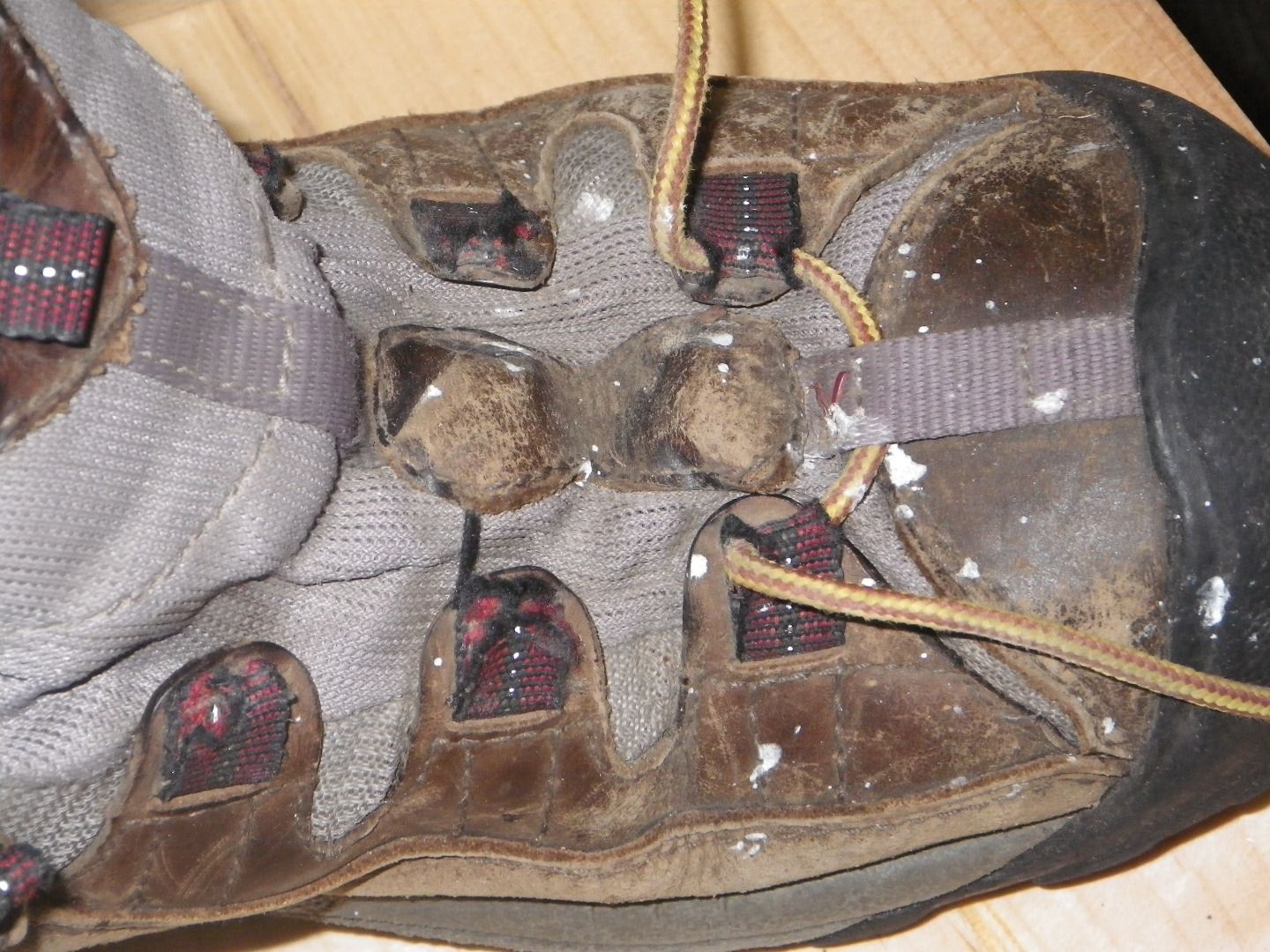 Repairing Ripped Hiking Shoe Fabric Eyelets Quick and Easy Instructables