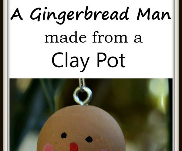 a gingerbread man from a clay pot DIY Project DIY Project Image