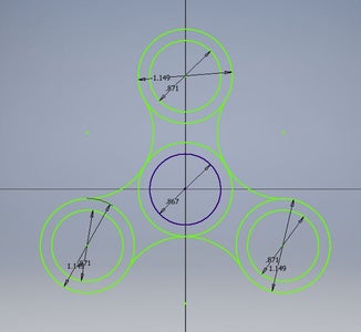 Modeling A Fidget Spinner In Cad : 6 Steps - Instructables
