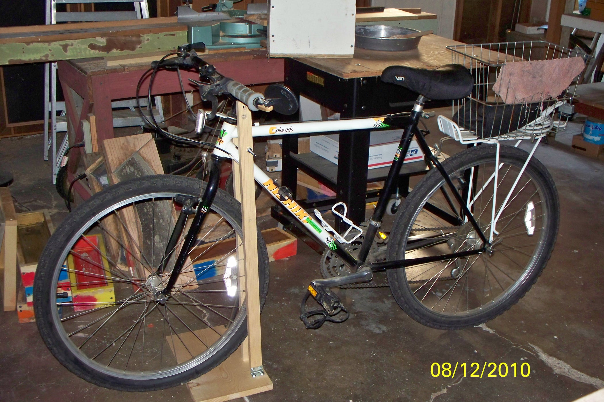 Make an Easy to Build Bike Stand 5 Steps Instructables