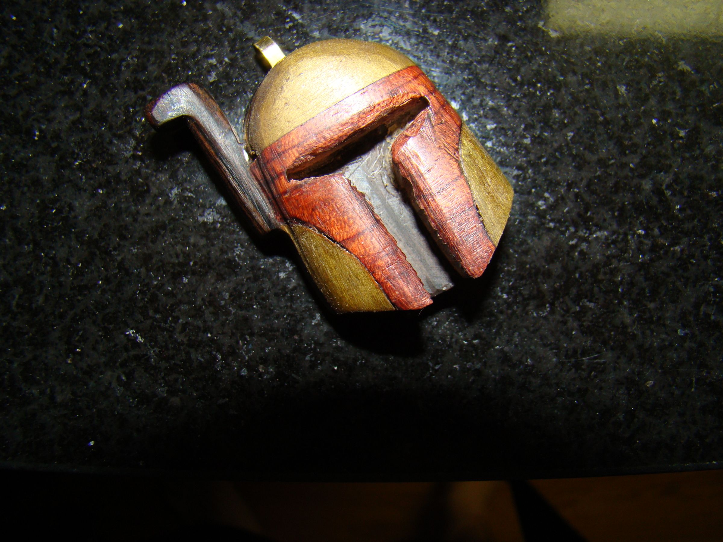 wooden boba fett necklace/ keychain DIY Project DIY Project Image