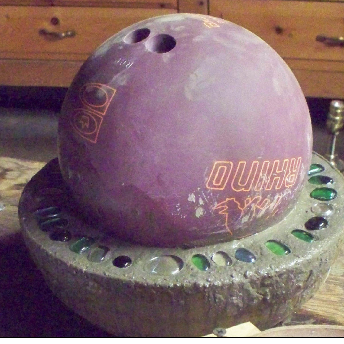 How to Make a Bowling Ball Planter 9 Steps (with Pictures