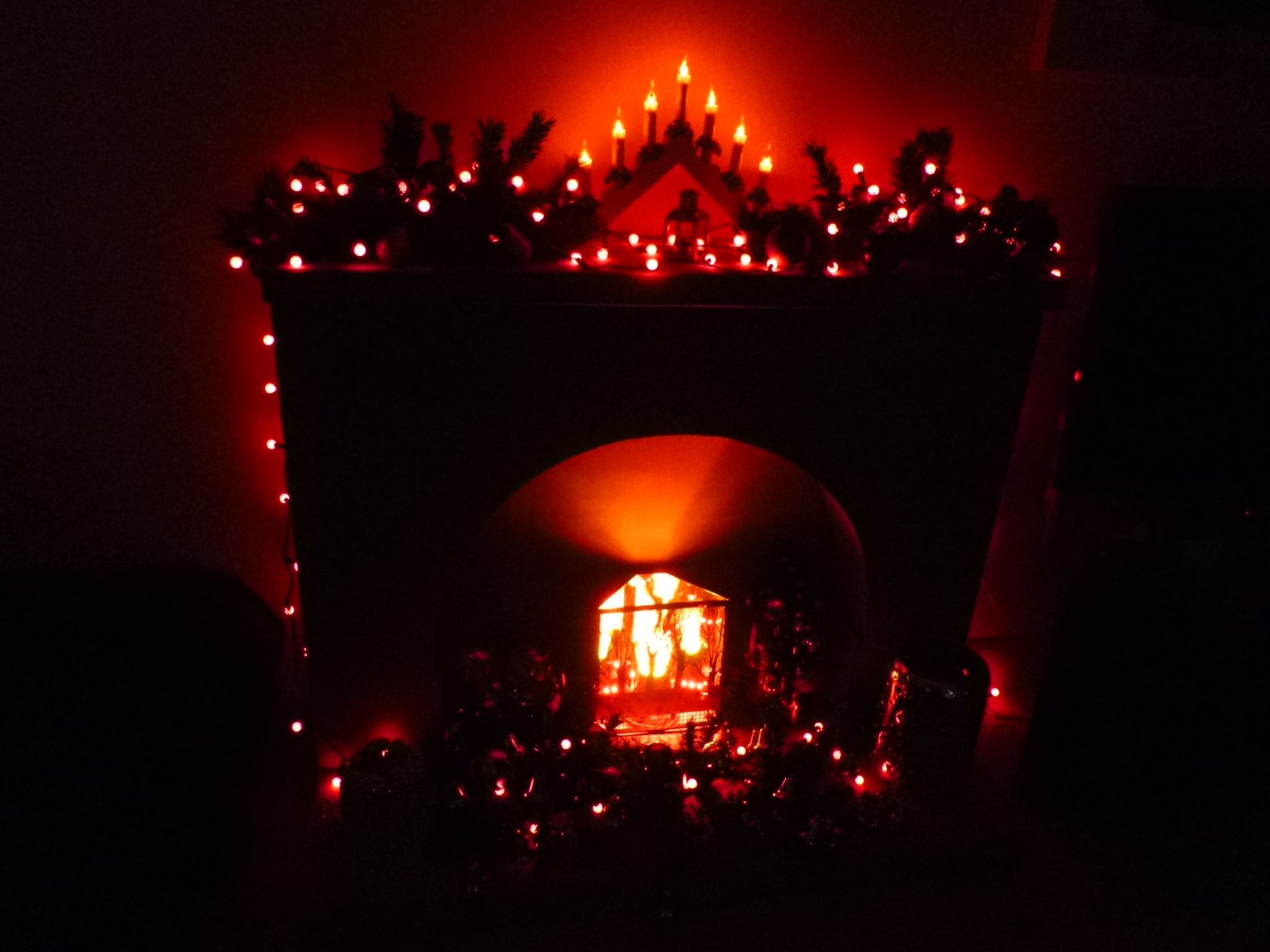 Fake Fireplace Light - Christmas Fake Fireplace 4 Steps With Pictures Instructables