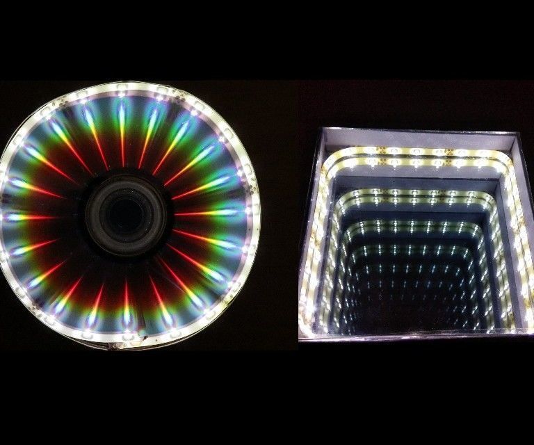 2 amazing ideas to make led illusion mirror- easy project ideas DIY Project DIY Project Image