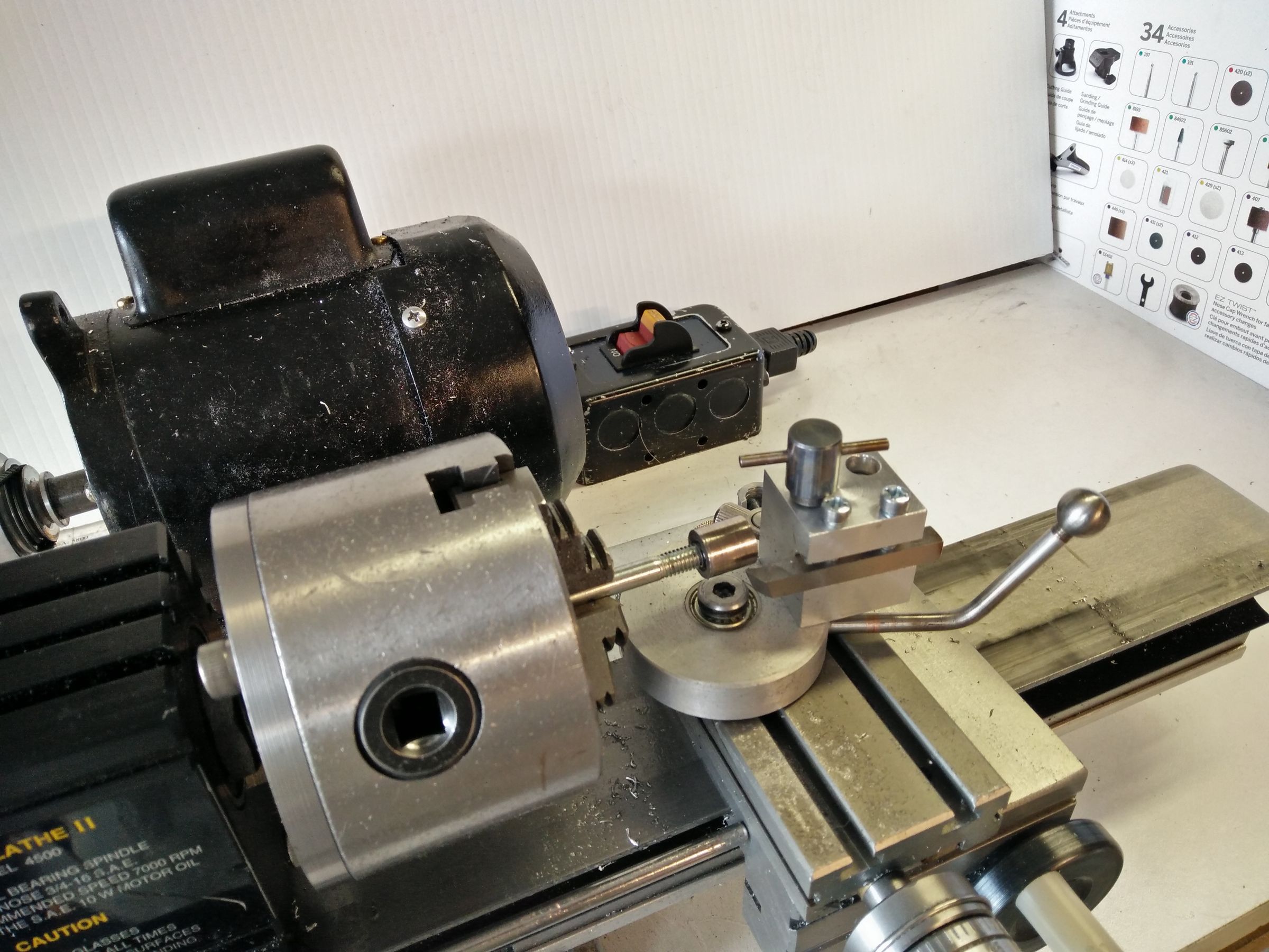 A Different Ball Turning Jig for Taig Lathe 14 Steps (with Pictures